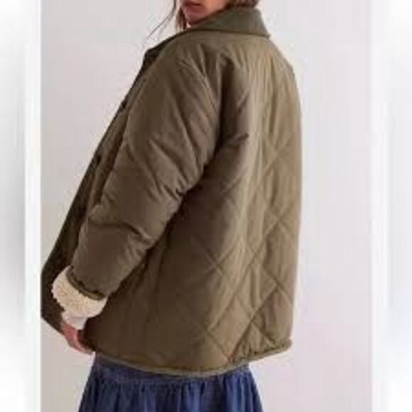 We The Free by Free People Arnelle Teddy Reversible Jacket - Picture 4 of 10